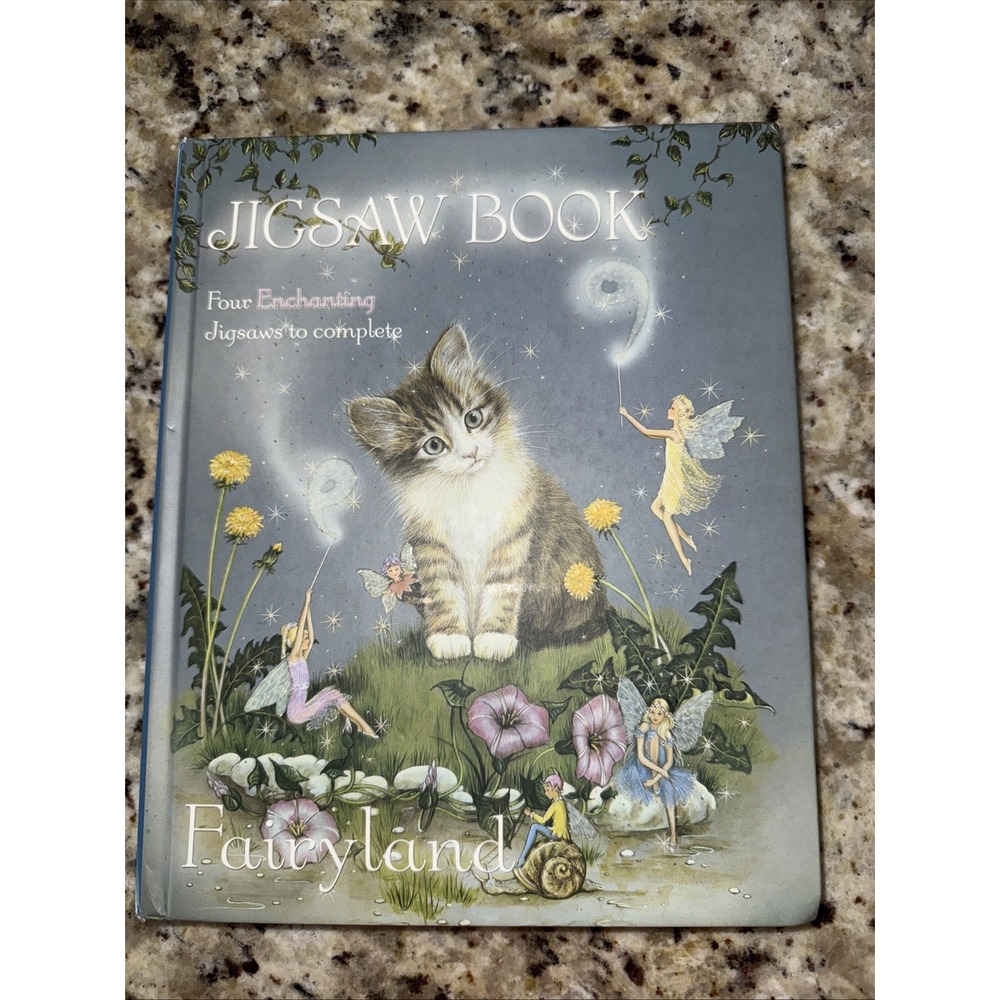 Fairyland Jigsaw Book by Jean Henry Hardback Book 5180 ‎ 4 Puzzles
